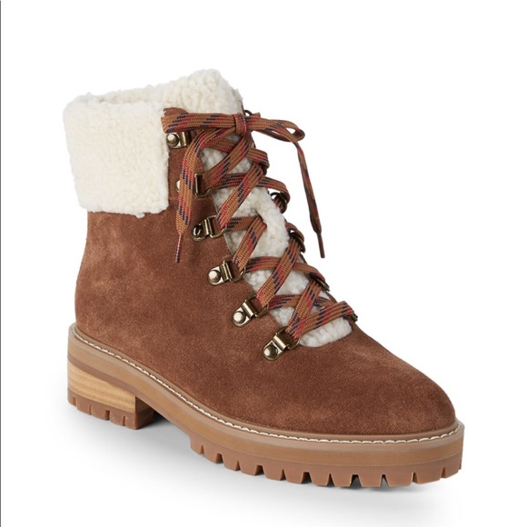 fur lined hiking boots